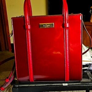 Kate spade mini tote dark raspberry.